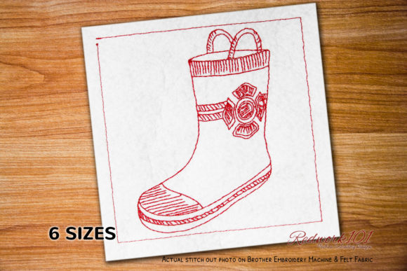 Firefighter Boots Lineart Review for Apparel Design