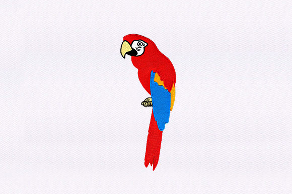 Macaw Bird Design Review for Seasonal Embroidery